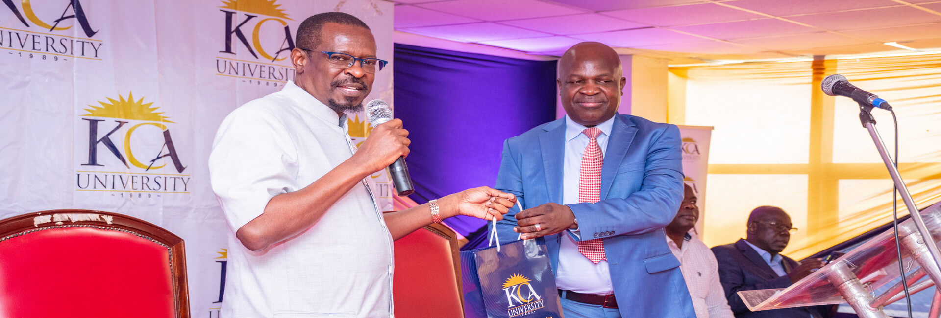 KCA University Vc and CEO Prof Wakindiki With Kisumu County Deputy Governor Dr. Mathews Owili concludes 2022 public lecture series