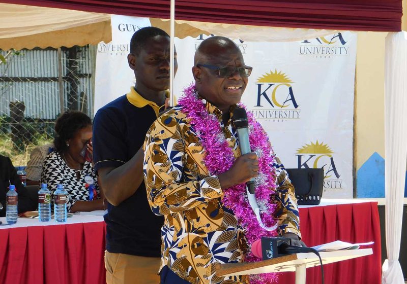 Prof. Vincent Onywera - Chief guest during Kisumu School prize giving ceremony