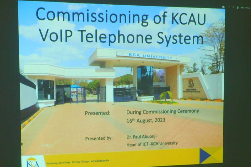 Revolutionizing Inter-Campus Communication- Commissioning of Voice over Internet Protocol (VOIP)